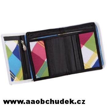 Chiemsee peněženka check pop skydive blue