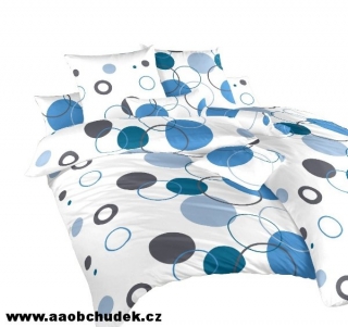 Povlečení krep Planety modré