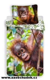 Povlečení fototisk Orangutan opičí mládě 