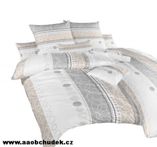 Povlečení krepové Ateliér béžový