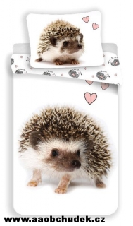 Povlečení fototisk Ježek 