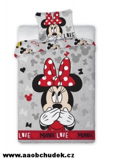 Povlečení Minnie Mouse Love 