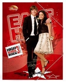 Sloha desky plastové A4 High School Musical 