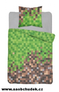 Povlečení Minecraft kostičky 