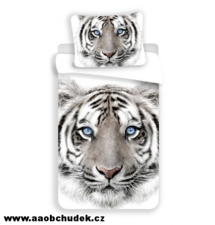 Povlečení fototisk Bílý tygr 