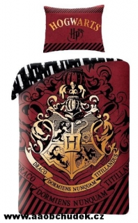 Povlečení Harry Potter burgund 