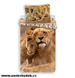 Povlečení fototisk Lvíčata