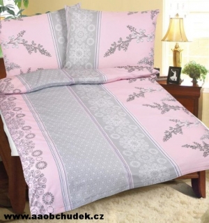 Krepové povlečení Keř růžovošedý 