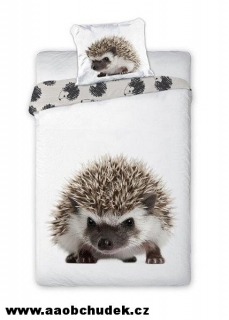 Povlečení fototisk Ježek 