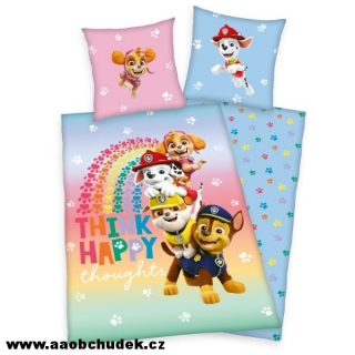 Povlečení Paw Patrol Think Happy 