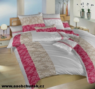 Povlečení krep Porto šedovínové