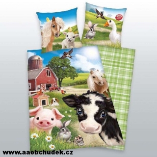 Povlečení Animal Club Zvířátka ze statku
