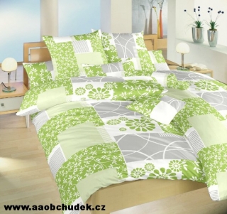 Povlečení krepové Bluemoon zelený