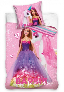 Povlečení Barbie Princezna a Jednorožec