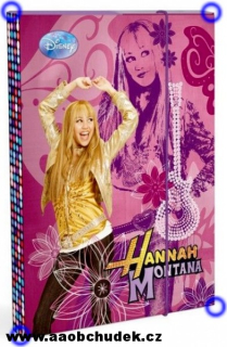 Školní box desky na sešity A4 Hannah Montana 