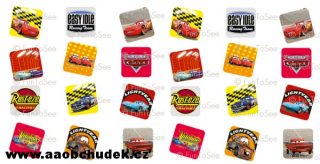 Samolepky na zeď Stick-a-Pics Cars