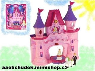 Dětský hrací panel - zámek s hudbou a světlem