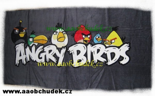 Plážová osuška Angry Birds Hang around 75x150 cm 