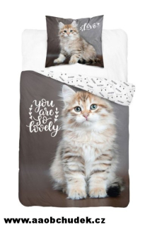 Povlečení Kotě lovely 